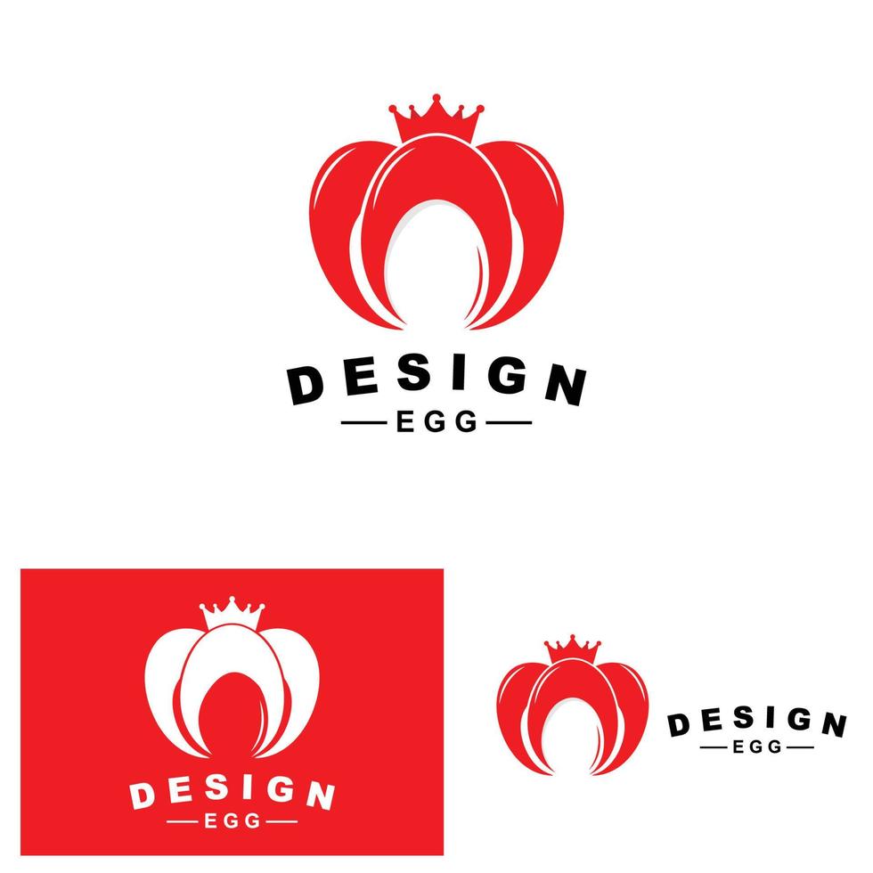 ägg logotyp, ägg bruka design, kyckling logotyp, asiatisk mat vektor