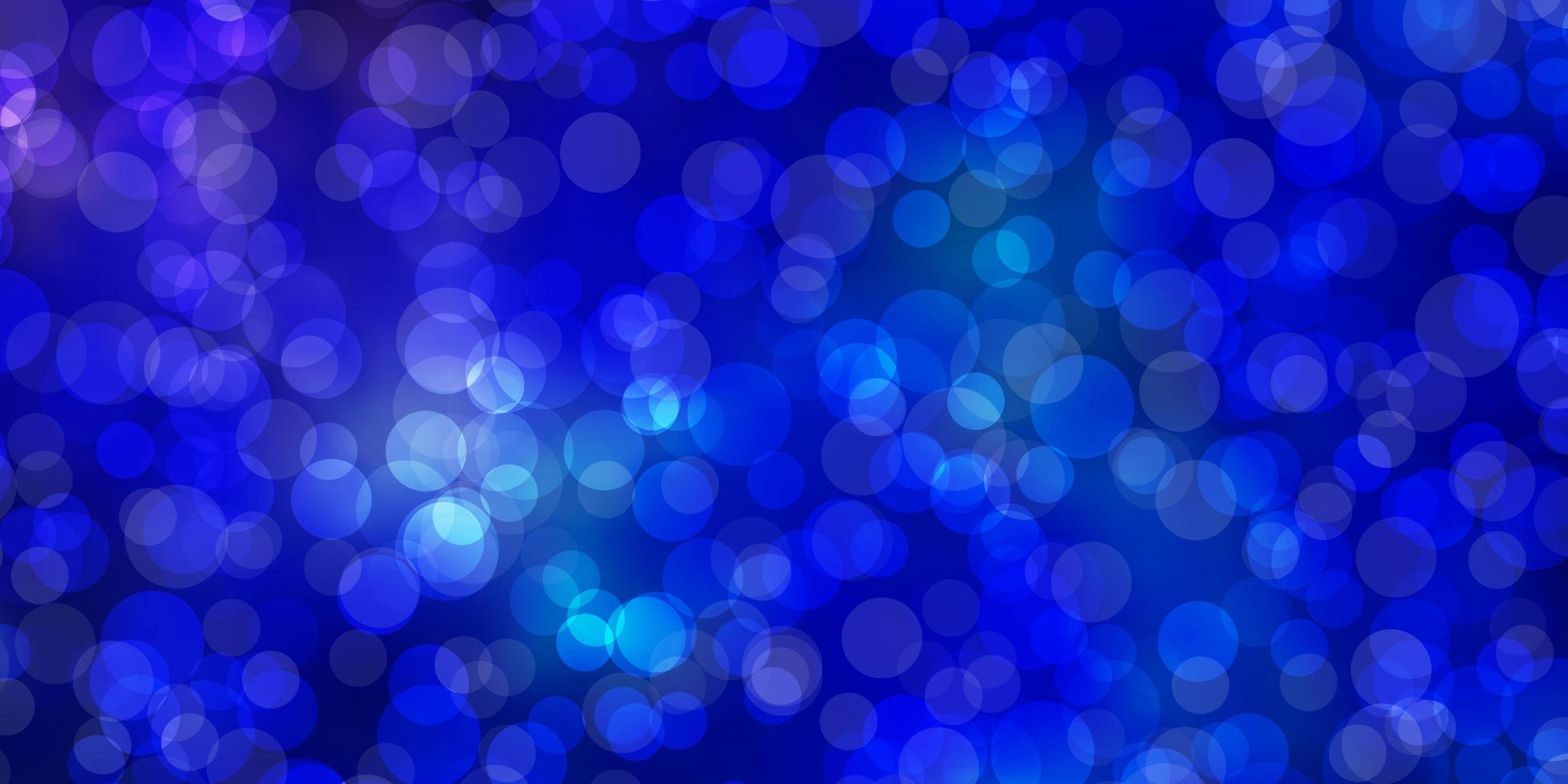 ljusrosa, blå vektorbakgrund med cirklar vektor