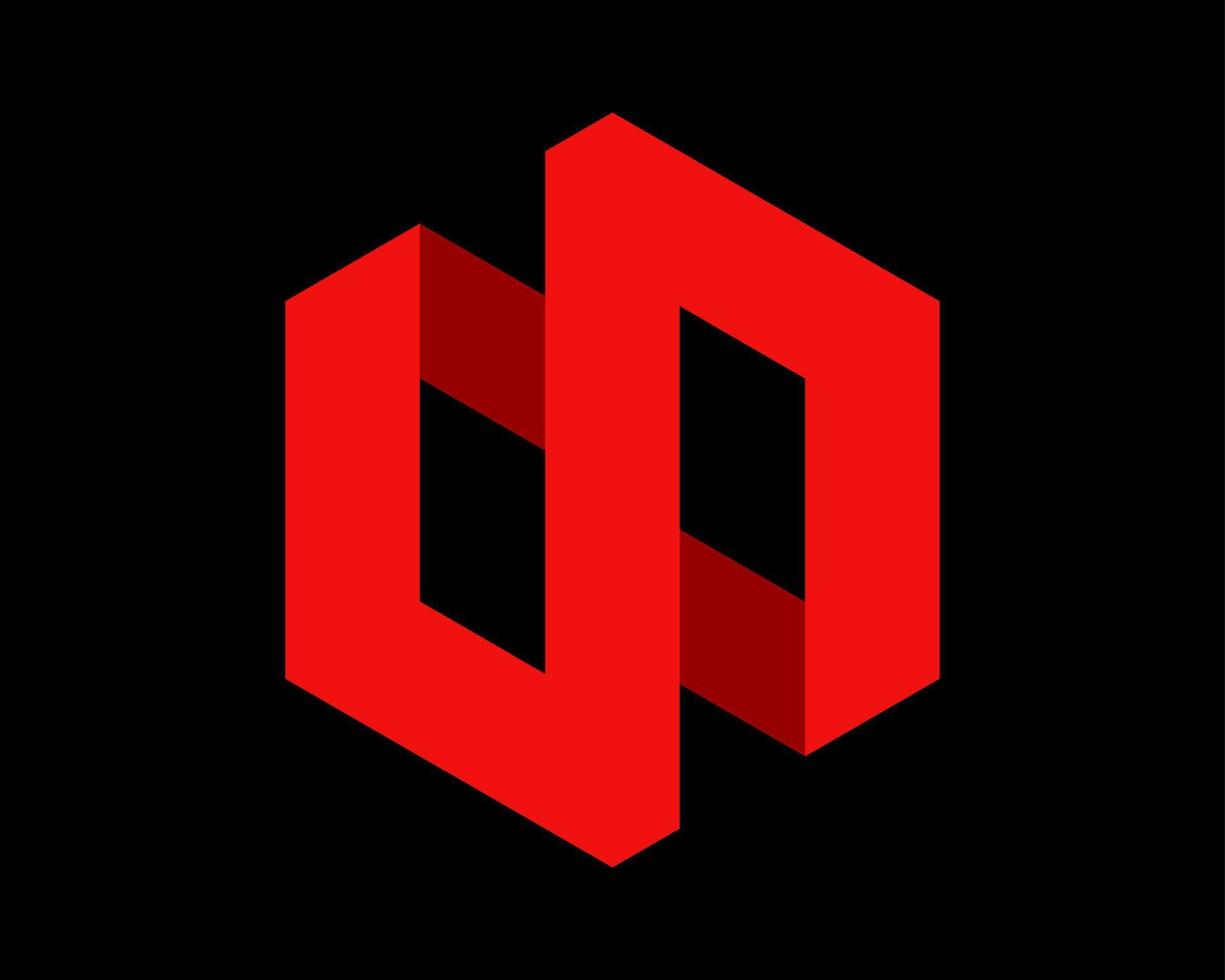 Hexagon geometrische Polygonlinie Schleife unendlich unendlich Mobius einfaches modernes Symbol Vektor Logo Design