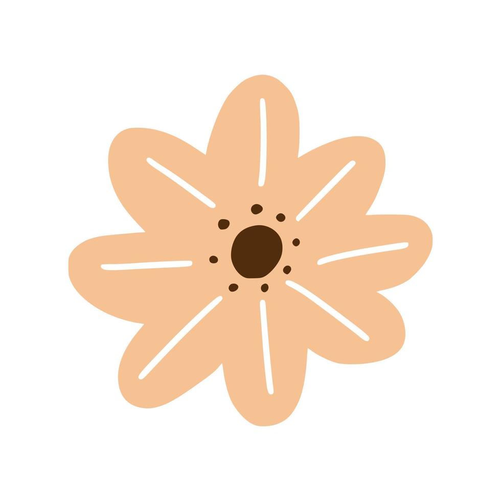 söt blomma illustration vektor