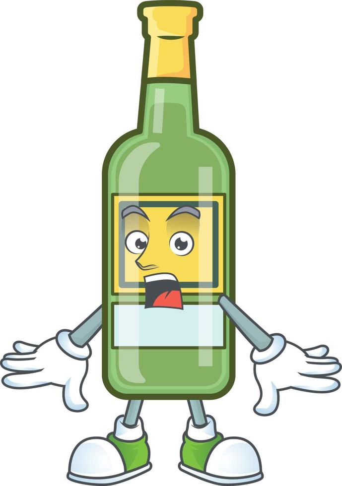 Cartoon-Whisky-Flasche vektor