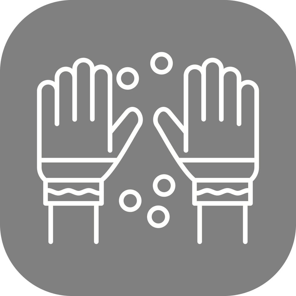 vinter- handskar vektor ikon