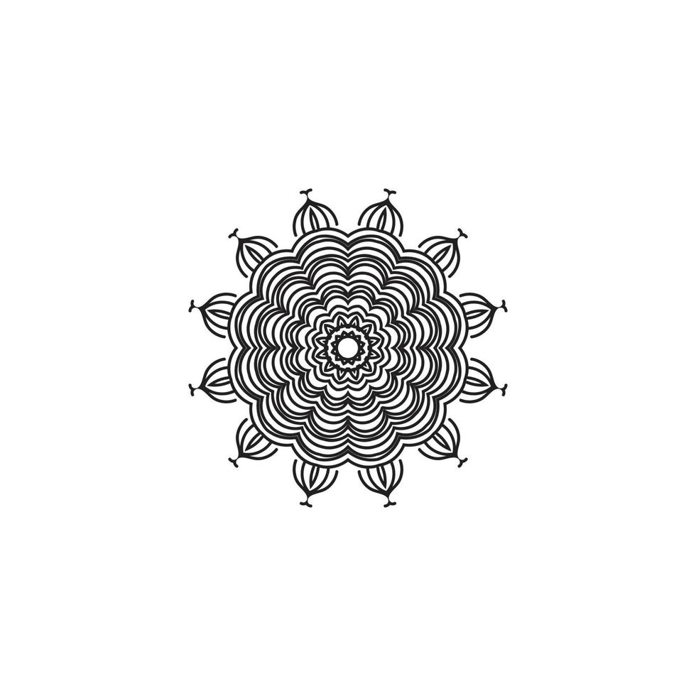 kreativ mandala modern design vektor