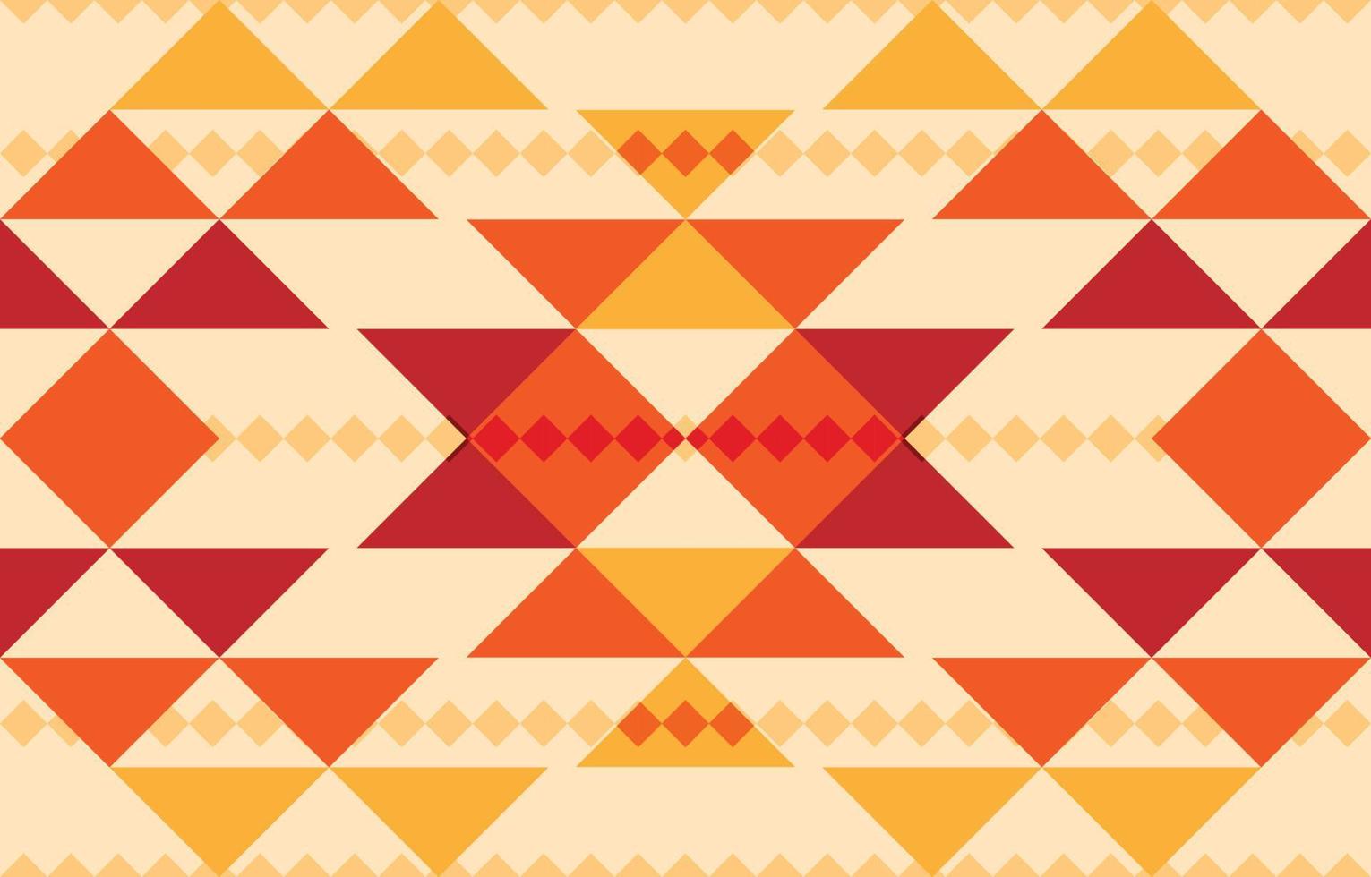 ethnisches geometrisches Muster. Geometrie Musterdesign. Design für geometrischen Stil, Stoff, Boho, Teppich, Ikat, Tribal, Batik, Vektor, Illustration, Musterstil vektor