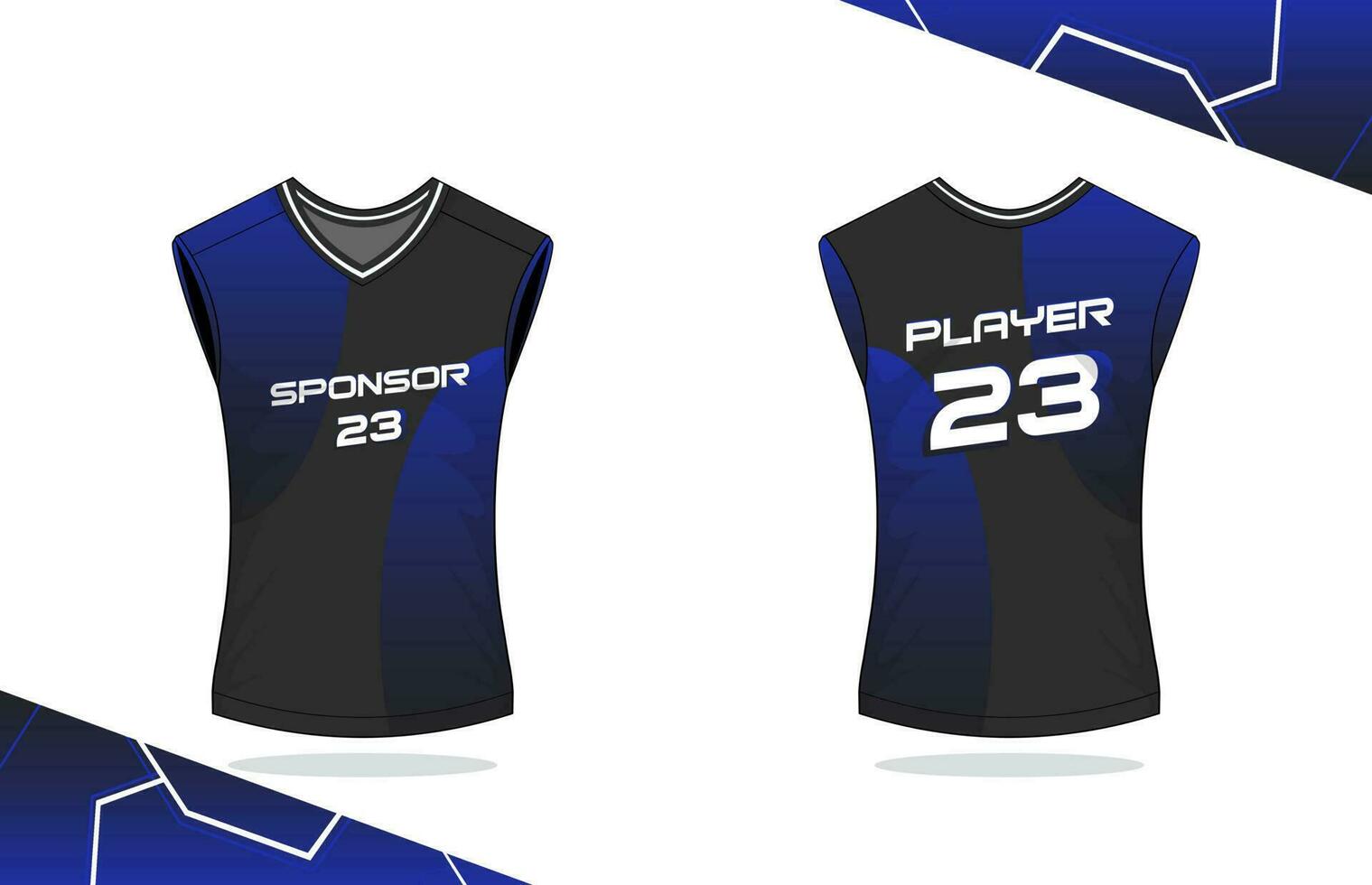 Basketball-Tanktop-Jersey-Design vektor