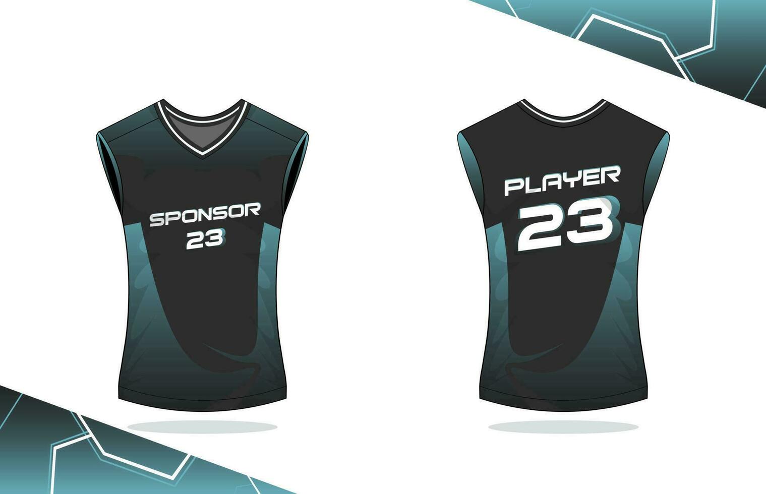 Basketball-Tanktop-Jersey-Design vektor