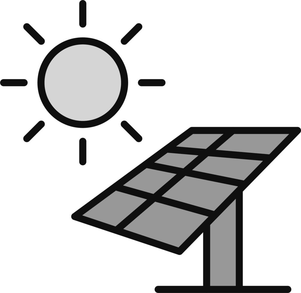 Solarpanel-Vektorsymbol vektor