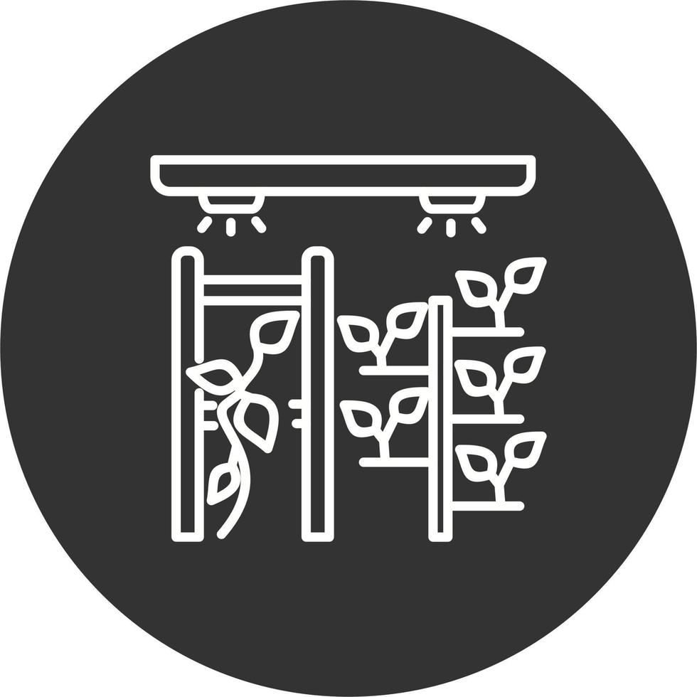 vertikel trädgård vektor ikon