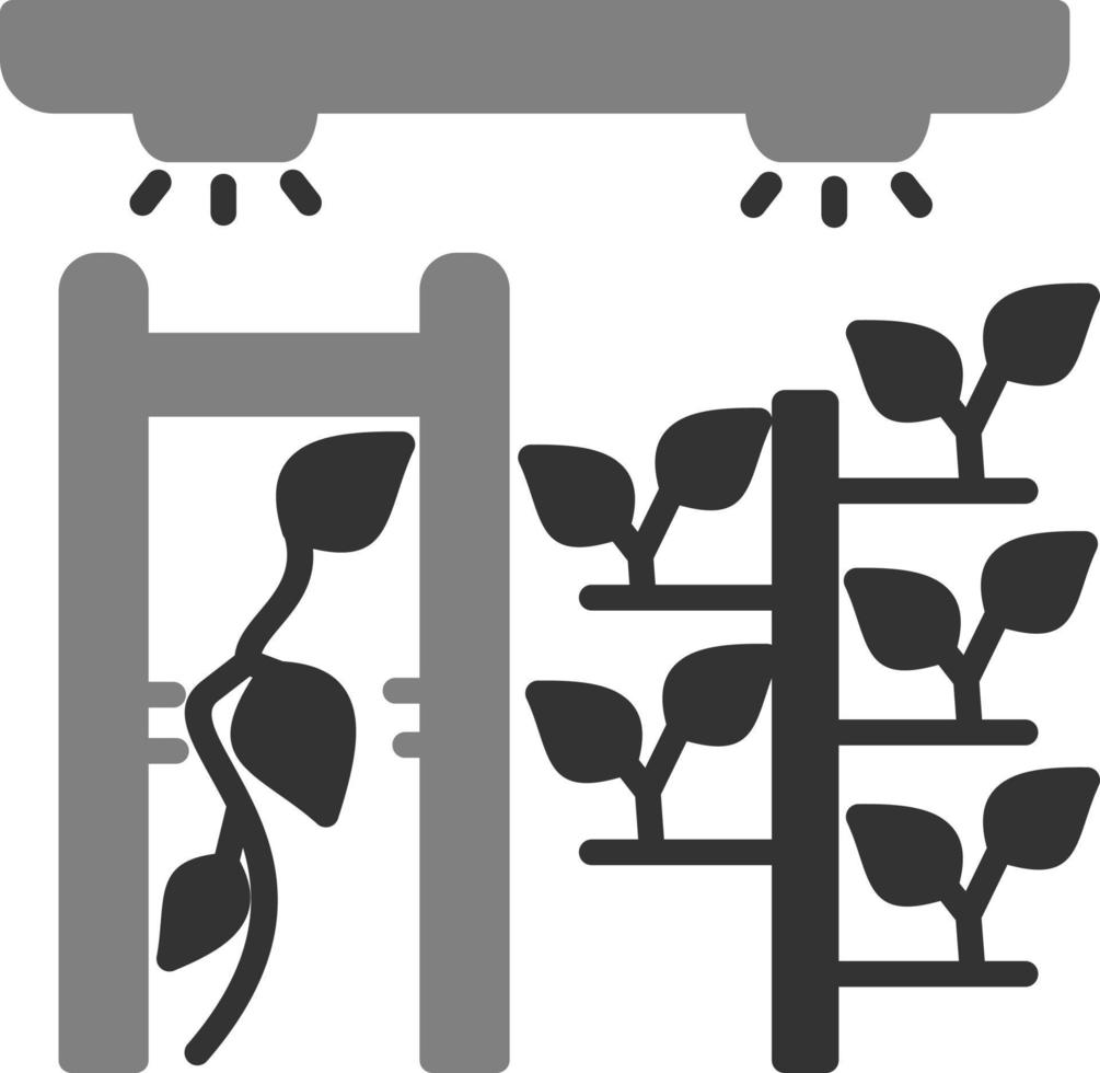 vertikel trädgård vektor ikon
