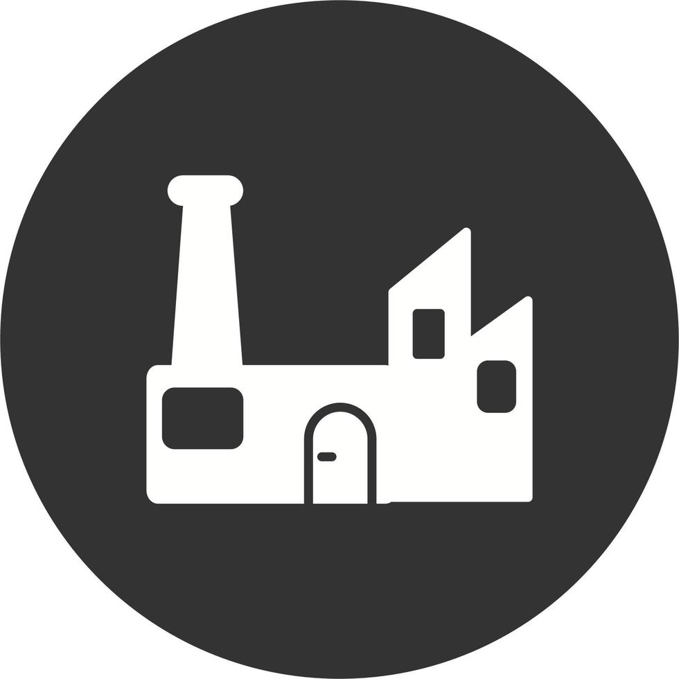 Vektorsymbol für nachhaltige Fabrik vektor