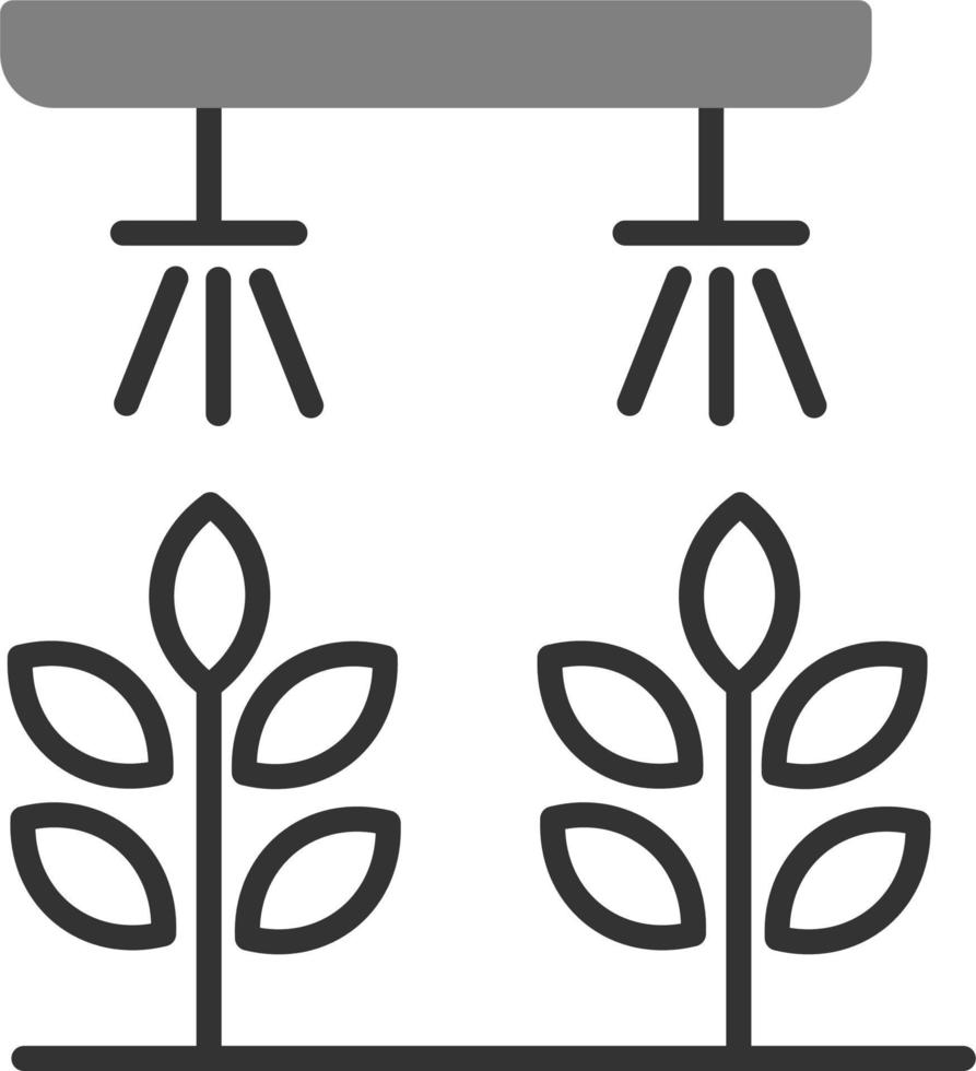 Vektorsymbol für hydroponische Gartenarbeit vektor