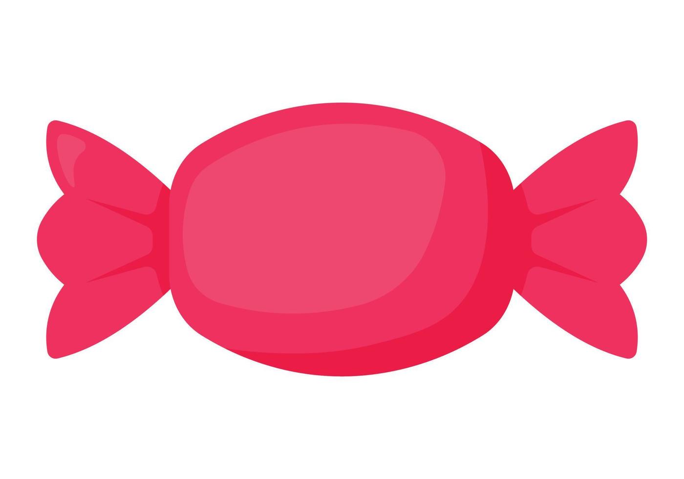 rosa godis klotter ikon ClipArt vektor illustration