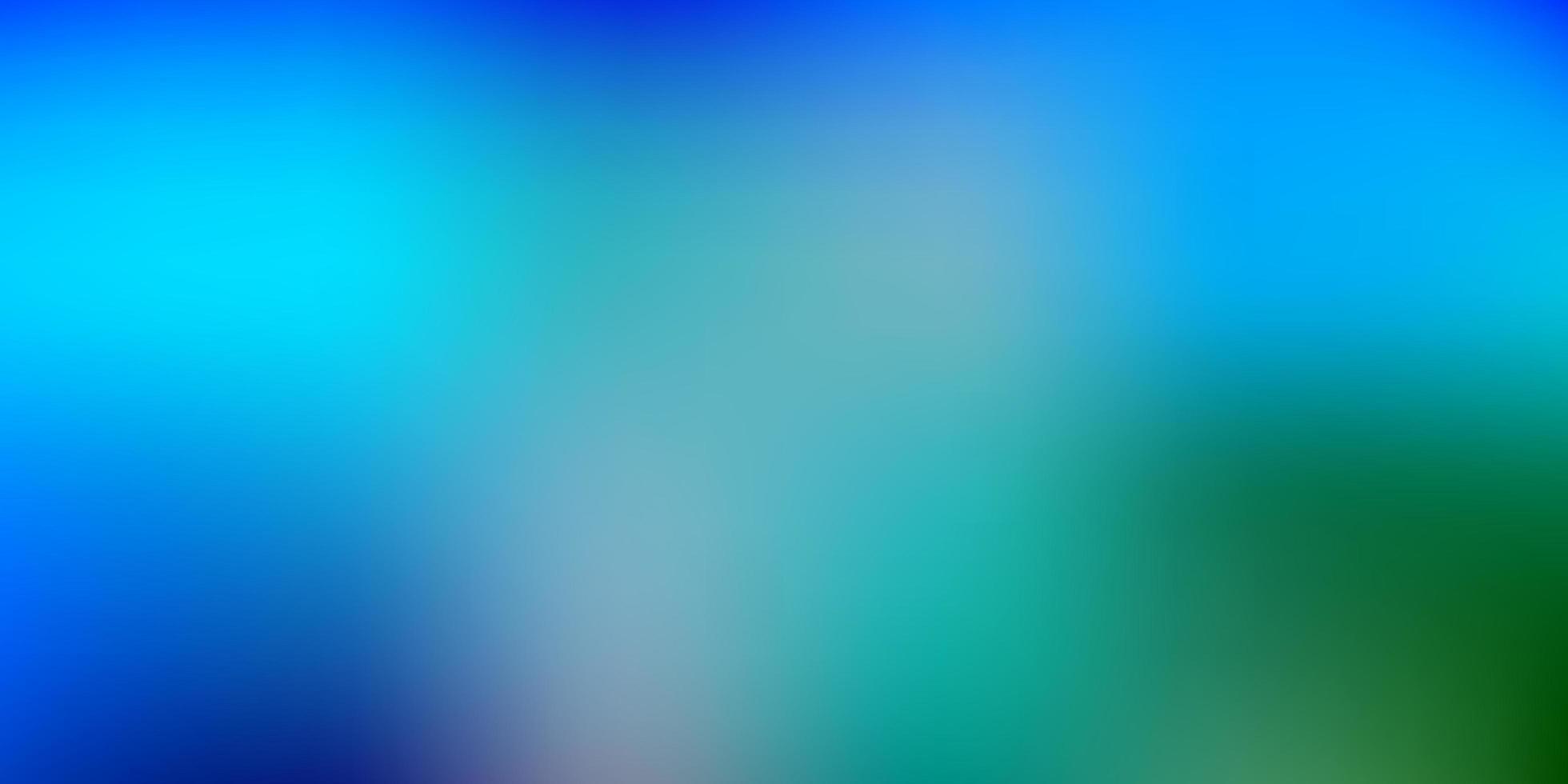 ljusblå, grön vektor oskärpa bakgrund.