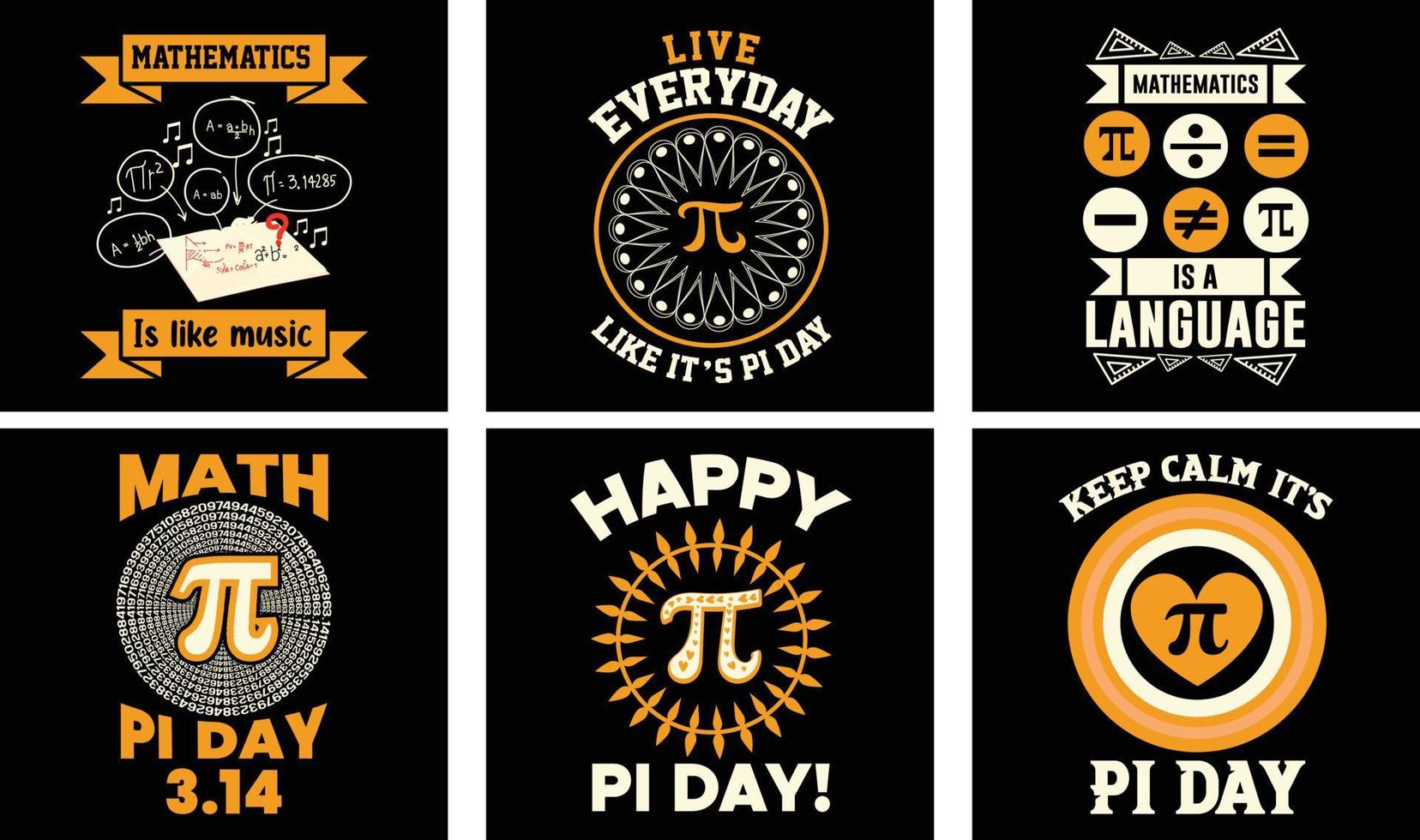 pi dag t-shirt design bunt. pi t-shirt. matematik t skjorta design. pi dag vektor grafik