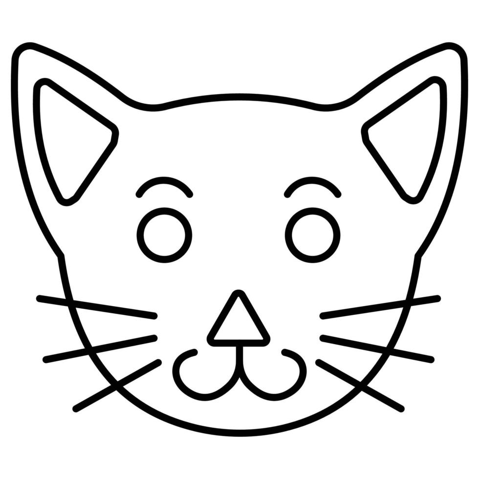 cat, die leicht bearbeitet oder geändert werden kann vektor