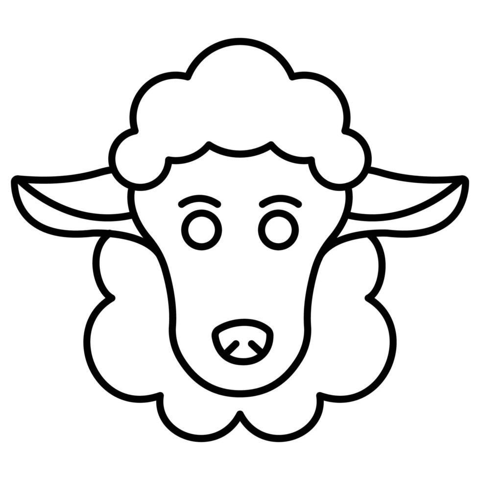 Schafe, die leicht bearbeitet oder geändert werden können vektor