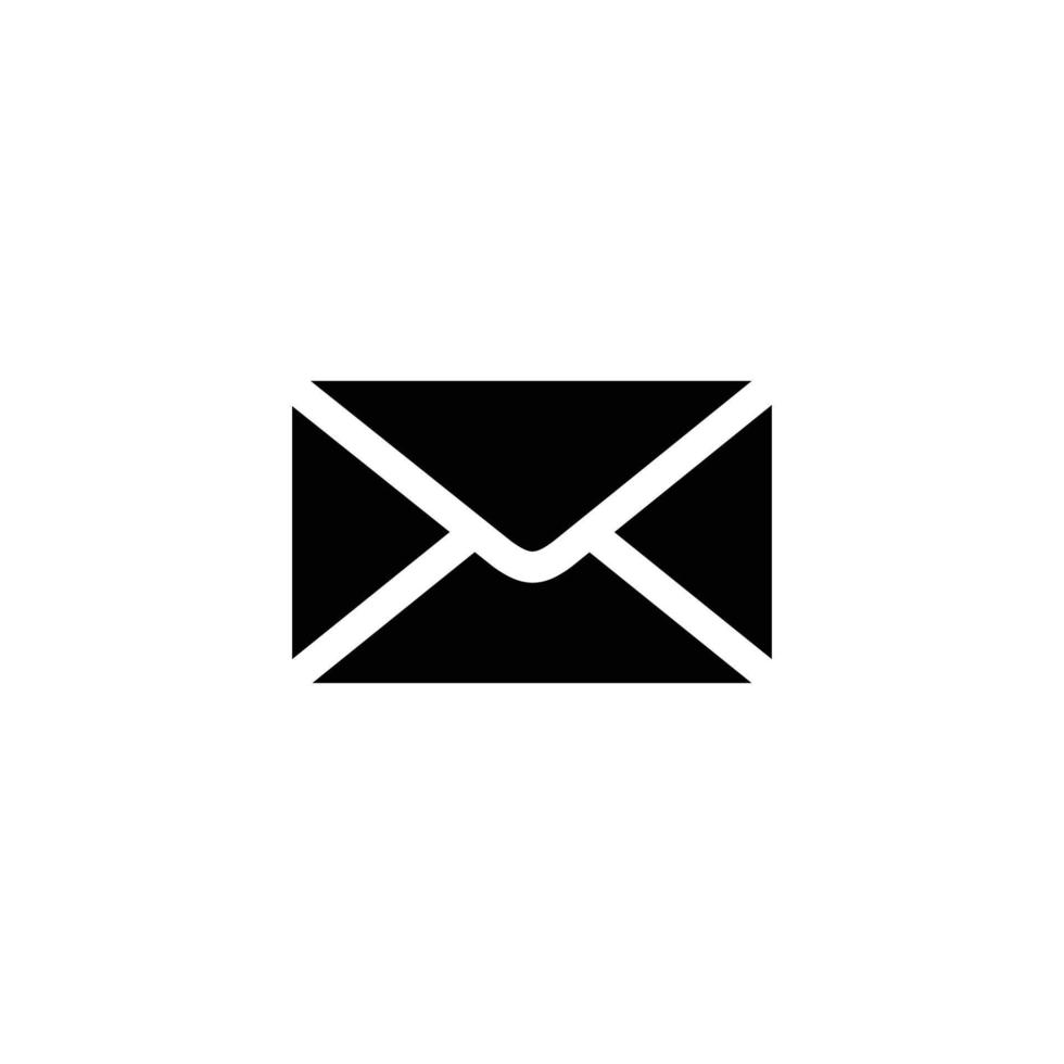 E-Mail einfache flache Symbolvektorillustration vektor