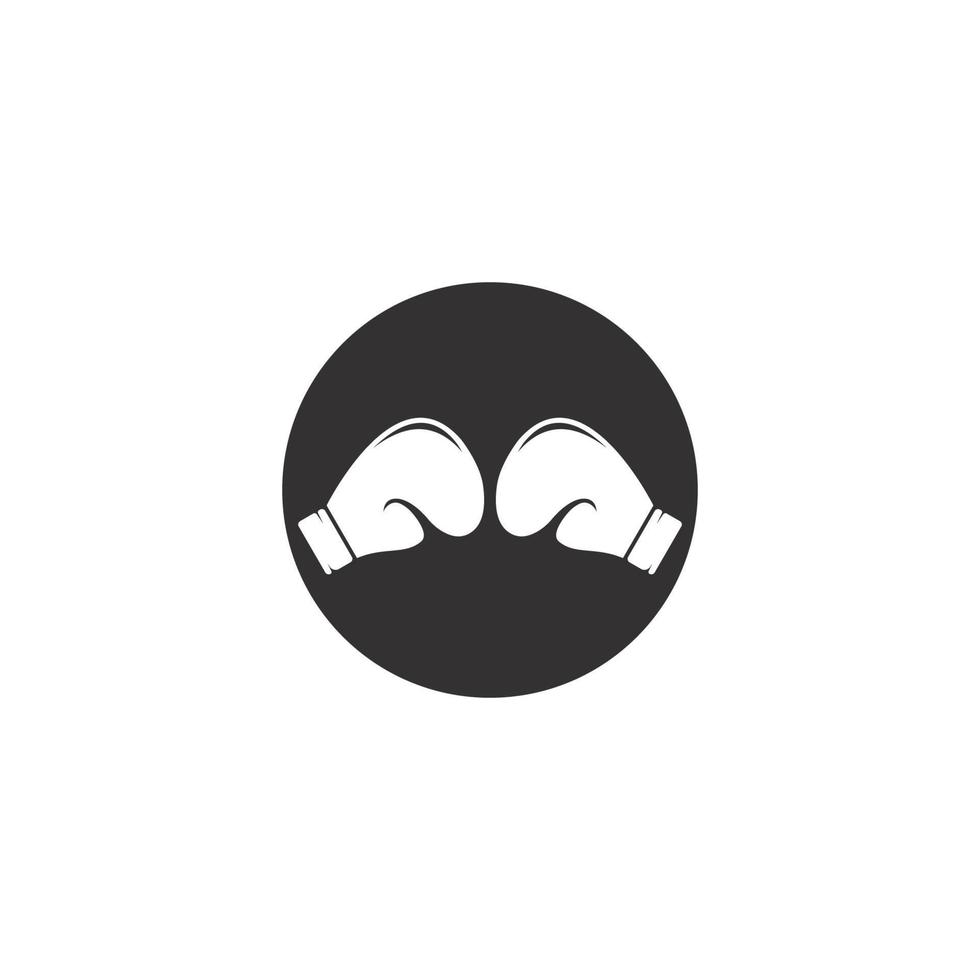 boxhandschuhe logo vektor symbol illustration