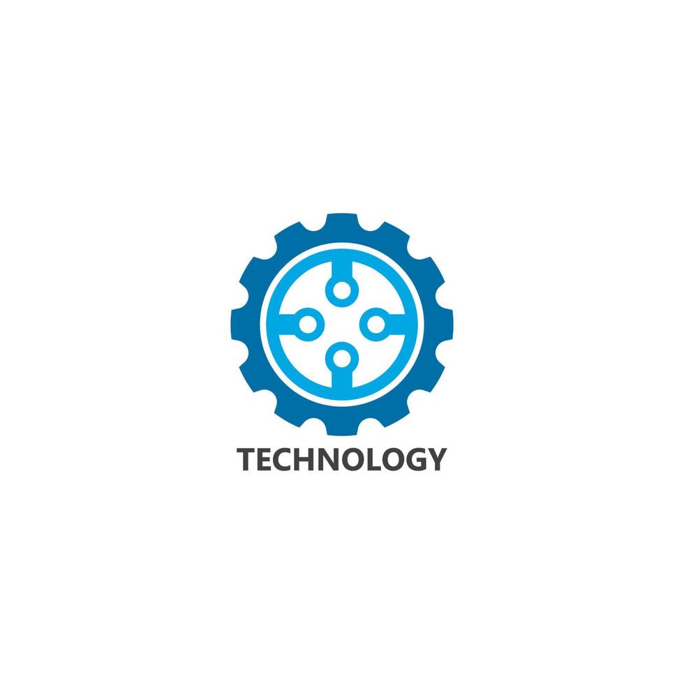 vektor logotyp teknologi begrepp illustration