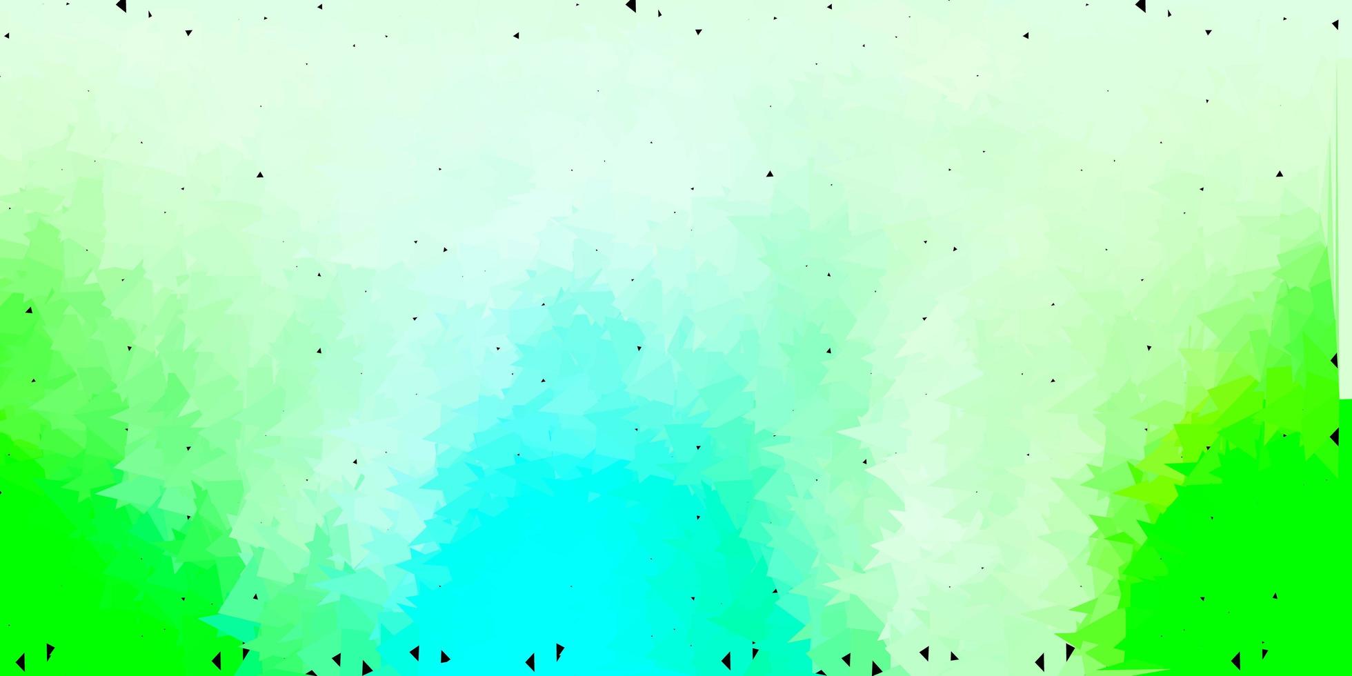 hellgrüne Vektor Farbverlauf Polygon Tapete.