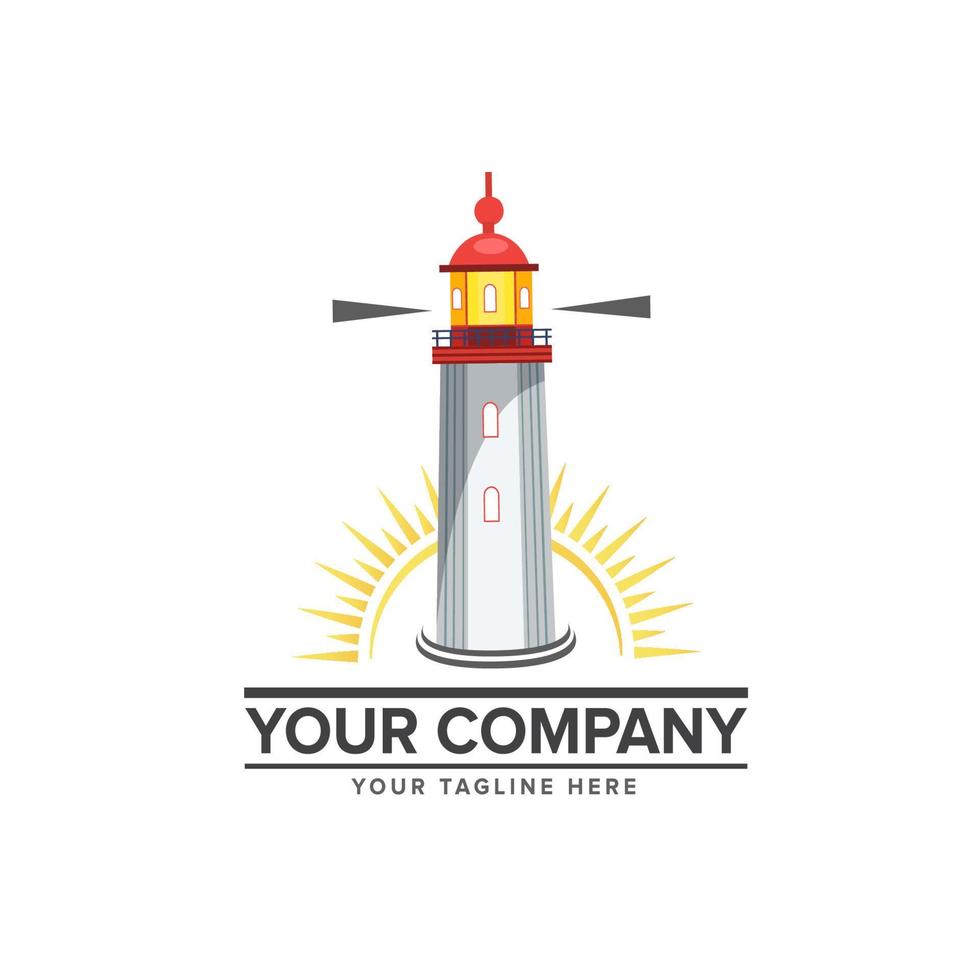 Leuchtturm-Logo-Bilder pro Vektor