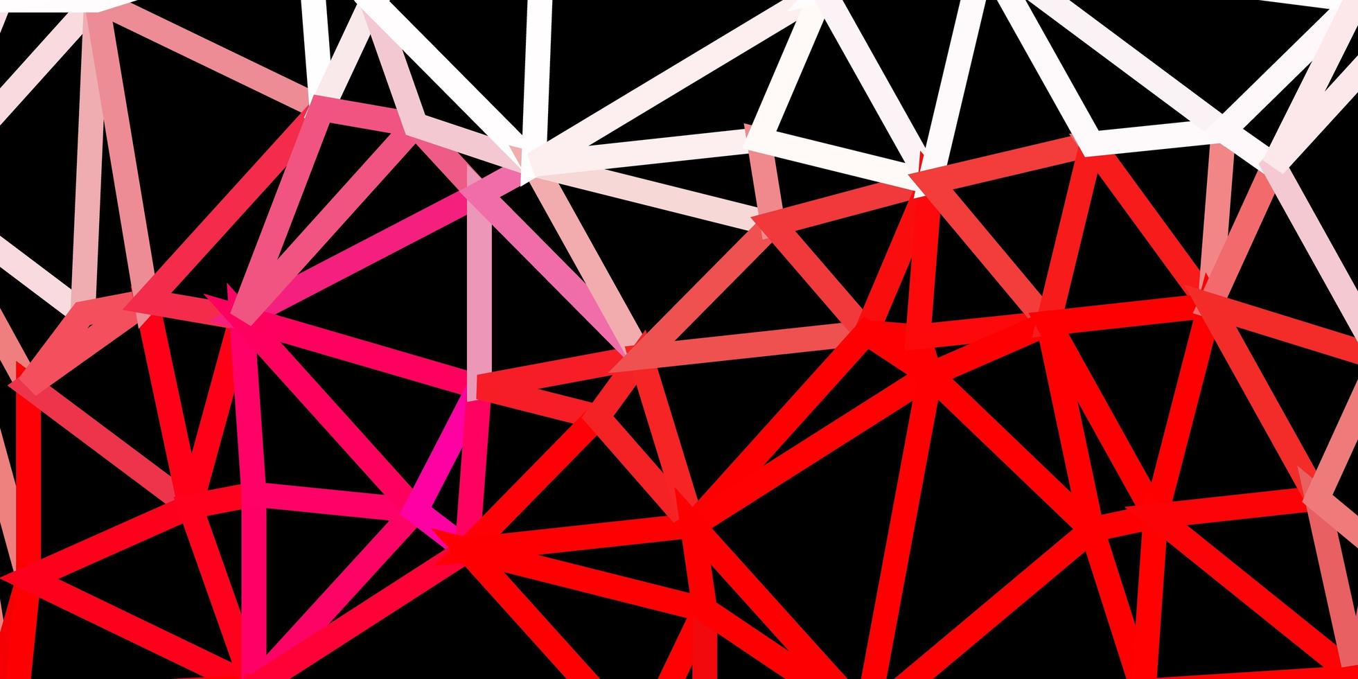 ljusrosa, röda vektor triangel mosaik tapeter.