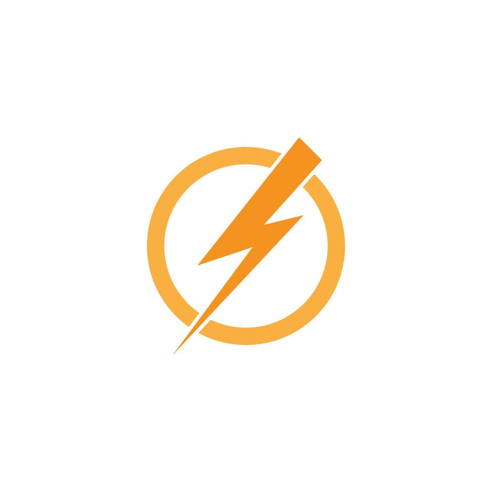 Blitz-Logo-Vorlage vektor