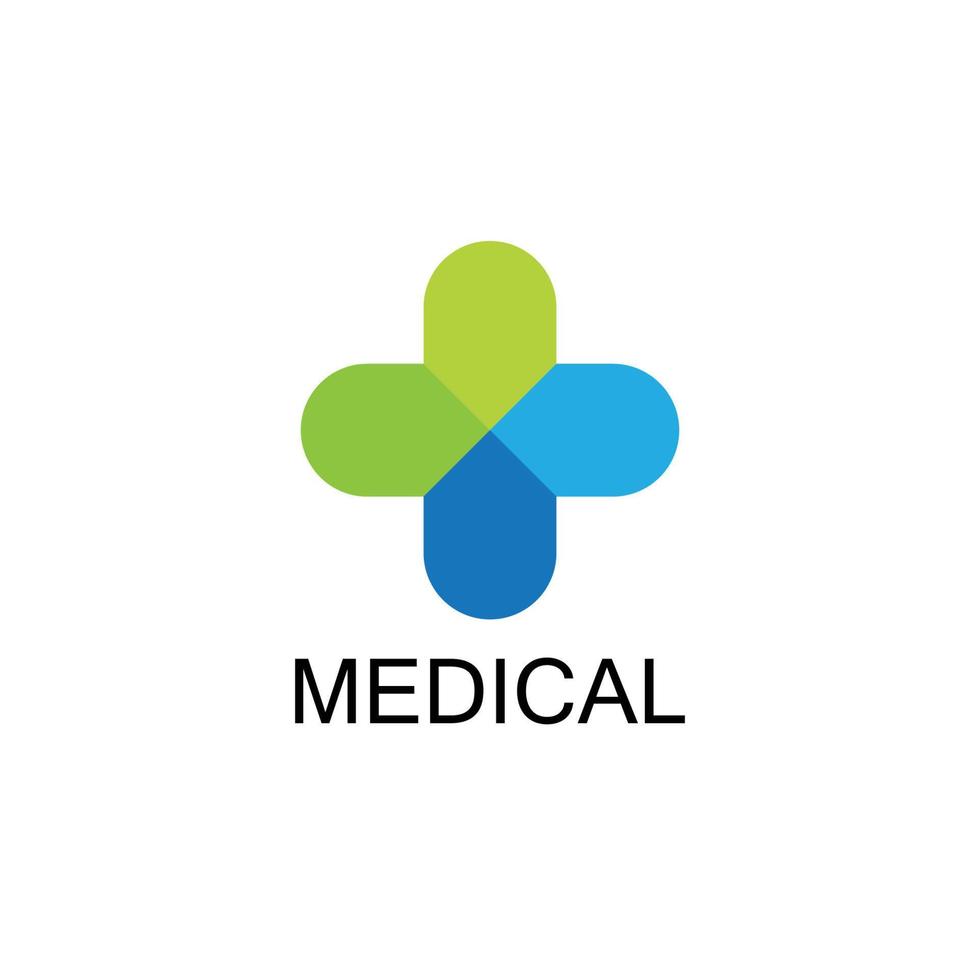 hälso-medicinsk logotyp vektor