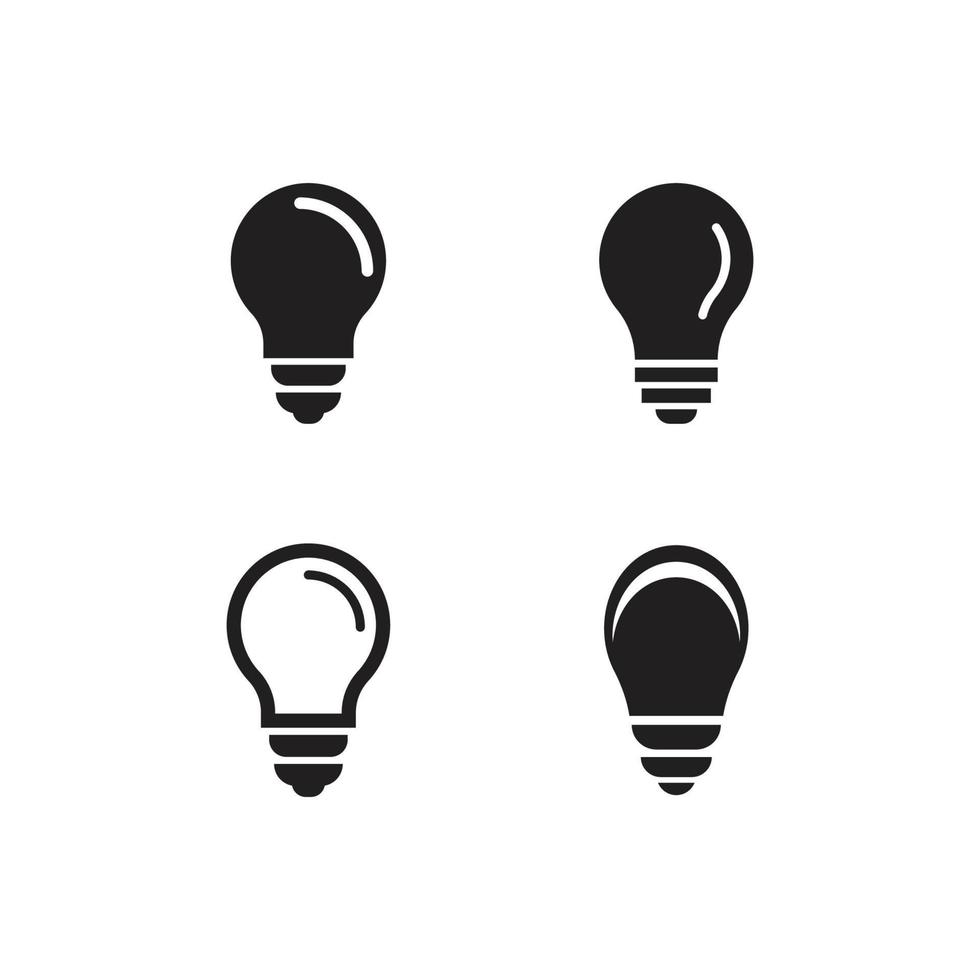 Glühbirne Logo Vektor