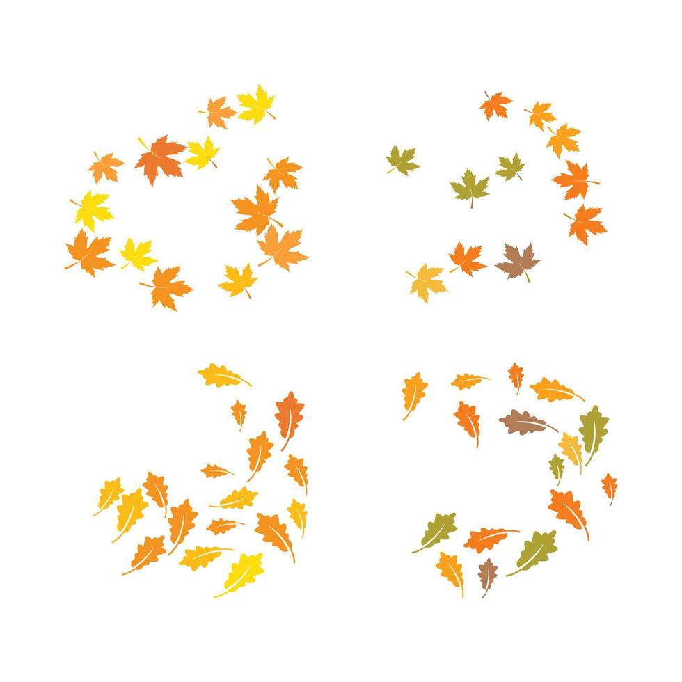 Herbstblatt Hintergrund vektor