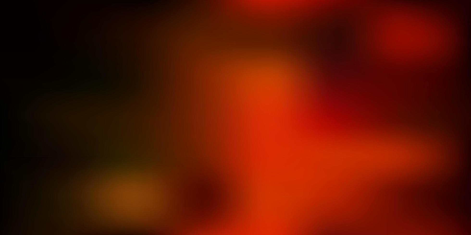 mörk orange vektor gradient oskärpa bakgrund.