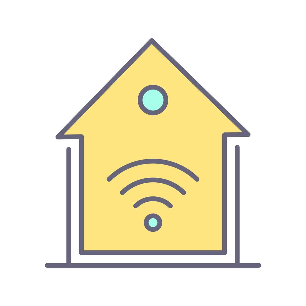 Smart-Home-Vektorsymbol vektor