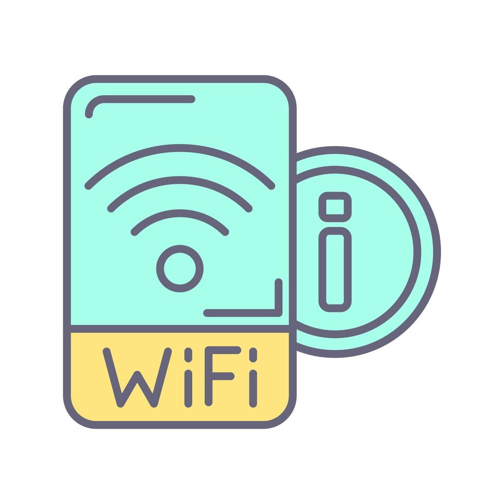 WLAN-Signalvektorsymbol vektor