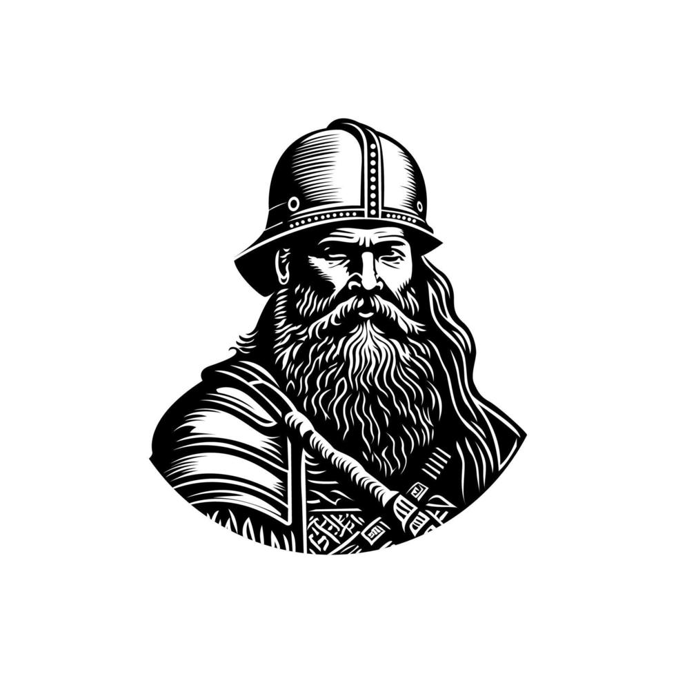 Krieger-Logo-Illustration vektor