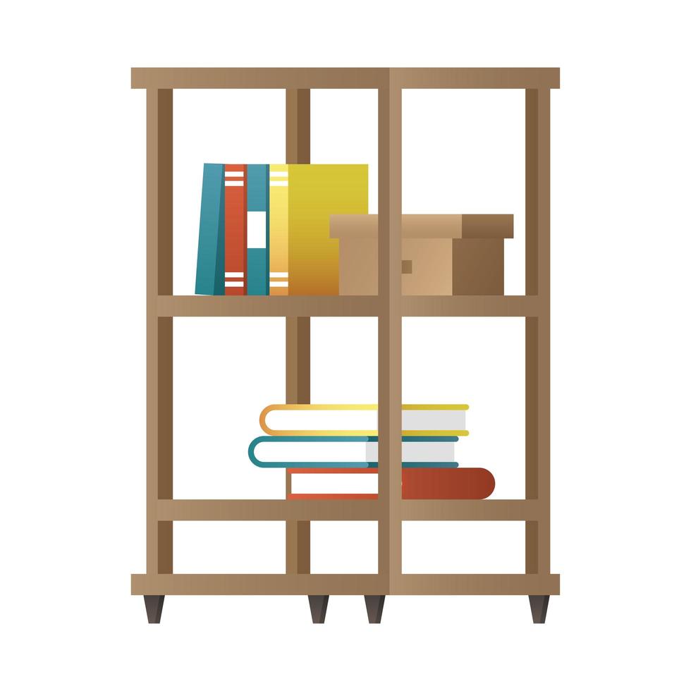 Bücherregal Symbol Vektor-Illustration vektor