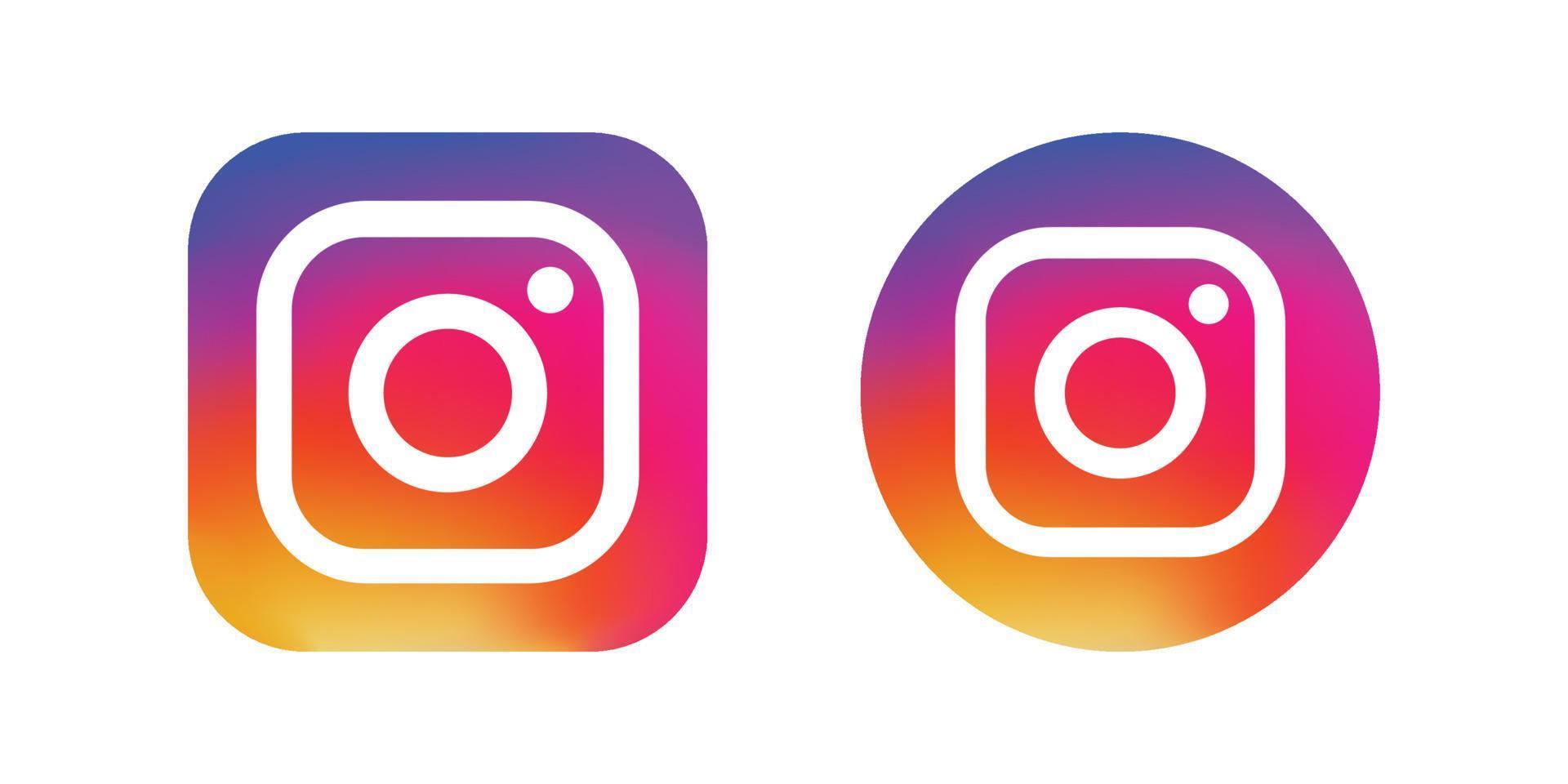 Instagram mobil app logotyp, Instagram app ikon, ig app fri vektor