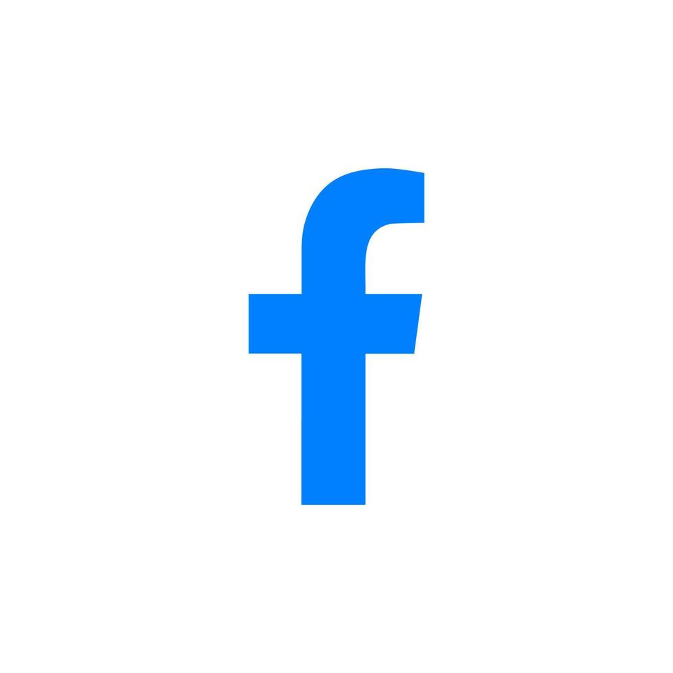 Facebook logotyp vektor, Facebook ikon fri vektor