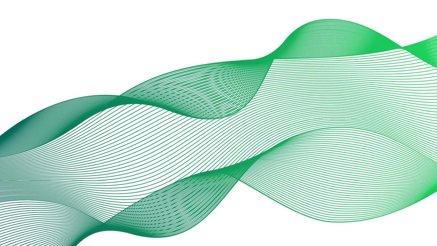 abstrakt bakgrund med färgrik Vinka lutning rader på vit bakgrund. modern teknologi bakgrund, Vinka design. vektor illustration