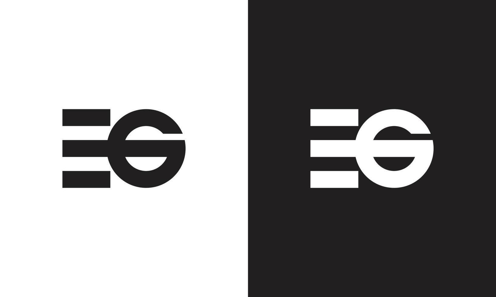 abstrakt monogram brev t.ex logotyp design vektor mallar