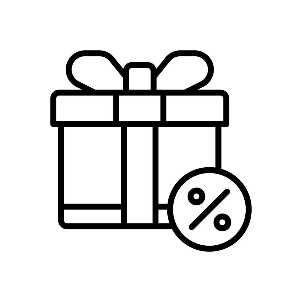 Geschenksymbol für Ihre Website, Ihr Handy, Ihre Präsentation und Ihr Logodesign. vektor