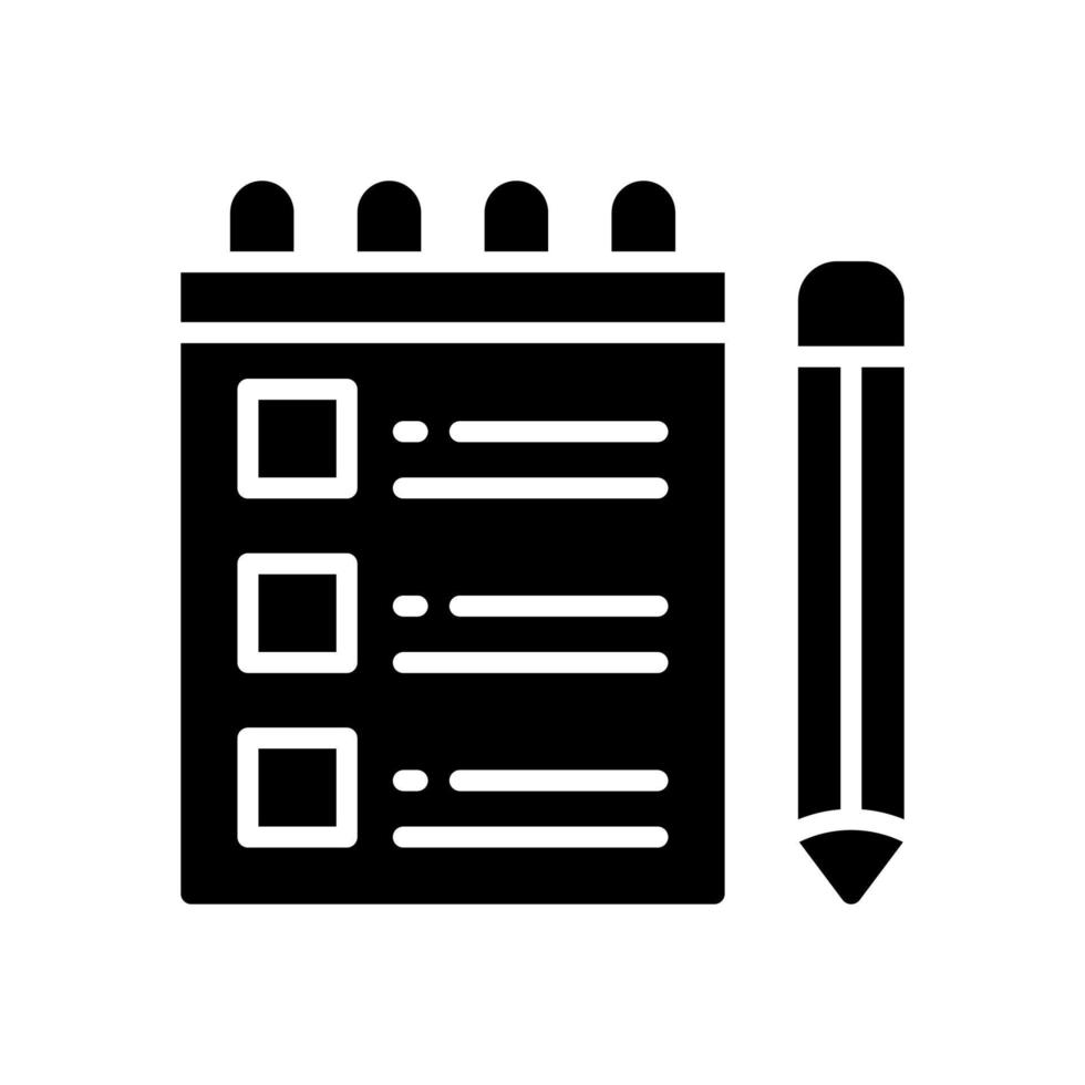 Notebook-Symbol für Ihre Website, Ihr Handy, Ihre Präsentation und Ihr Logo-Design. vektor