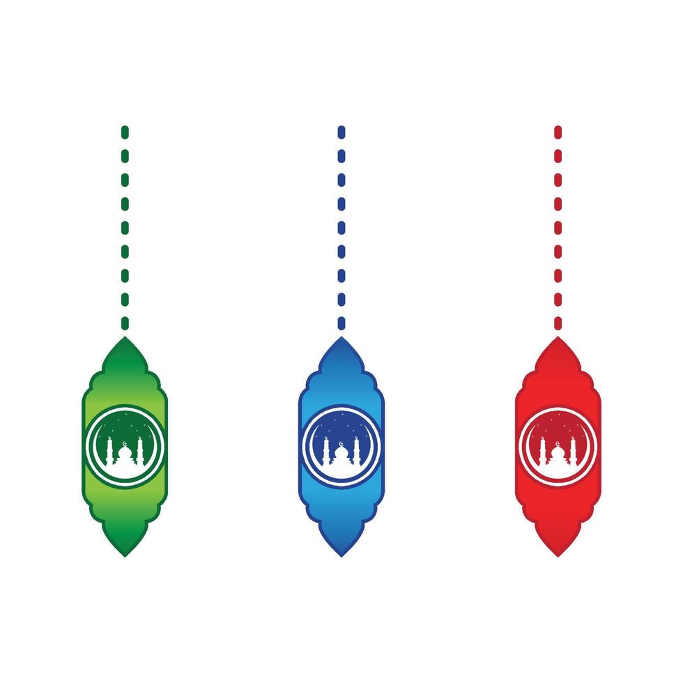 Ramadan-Logovektor, Ramadan-Flyerbild mit Vorlagenillustration vektor