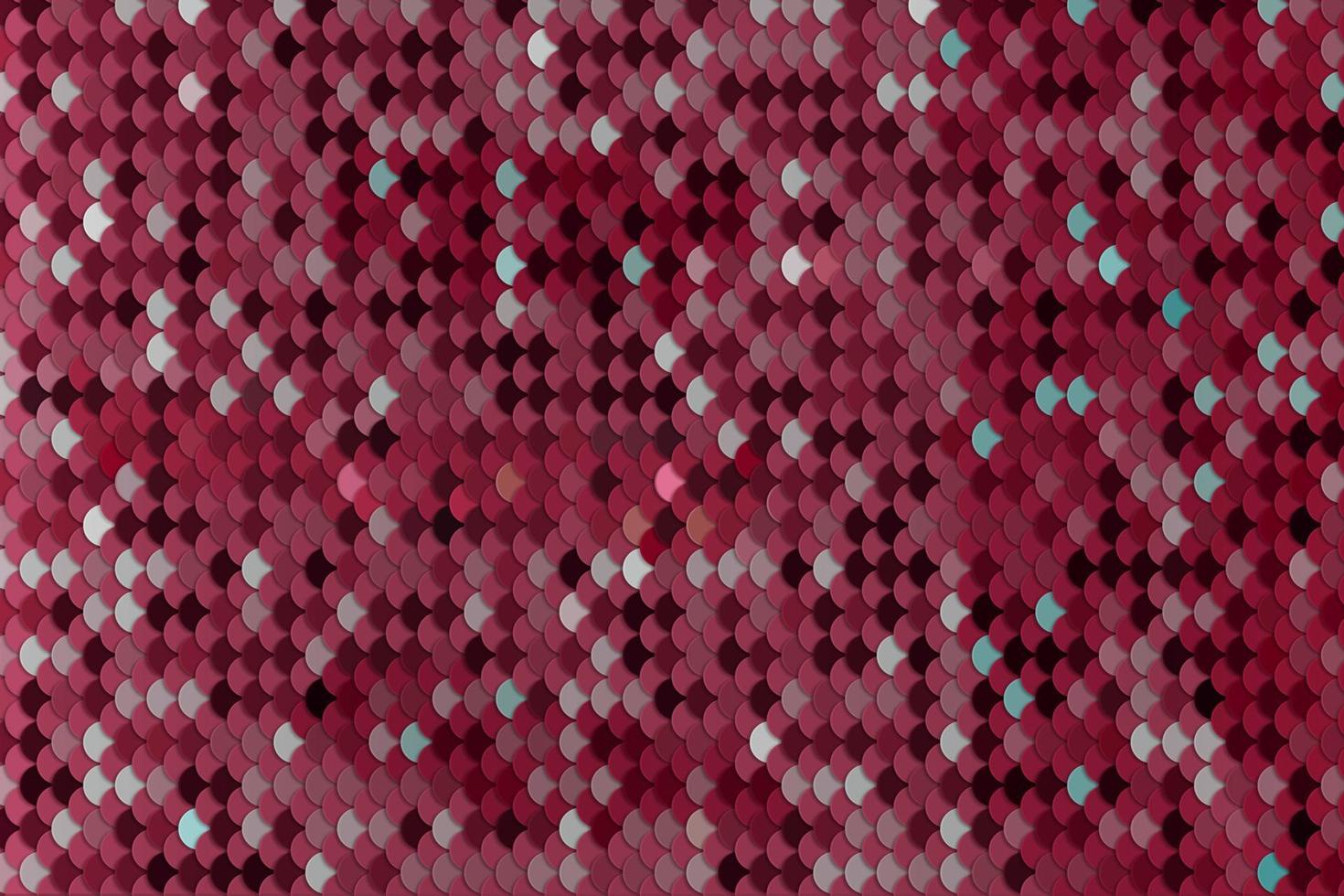 abstrakter geometrischer hintergrund zum marinethema. nahtlose Wellen rotes Muster oder Squama-Textur vektor