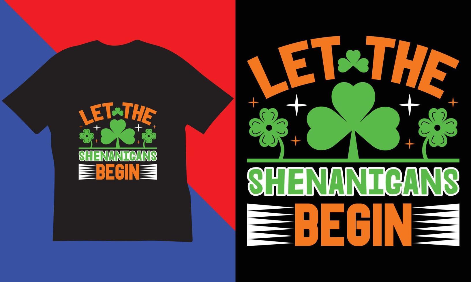 st. Patricks dag t-shirt design. vektor