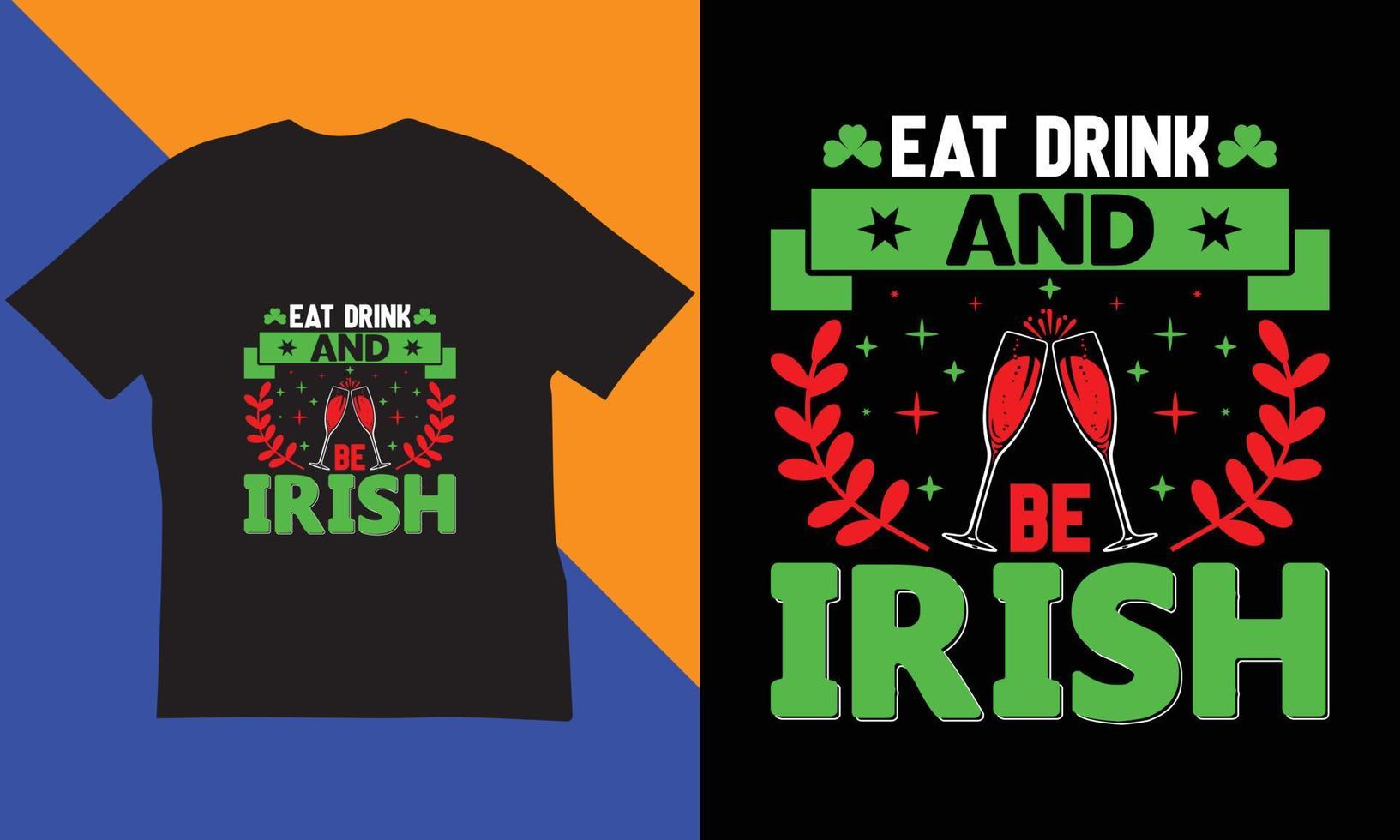 st. Patricks dag t-shirt design. vektor