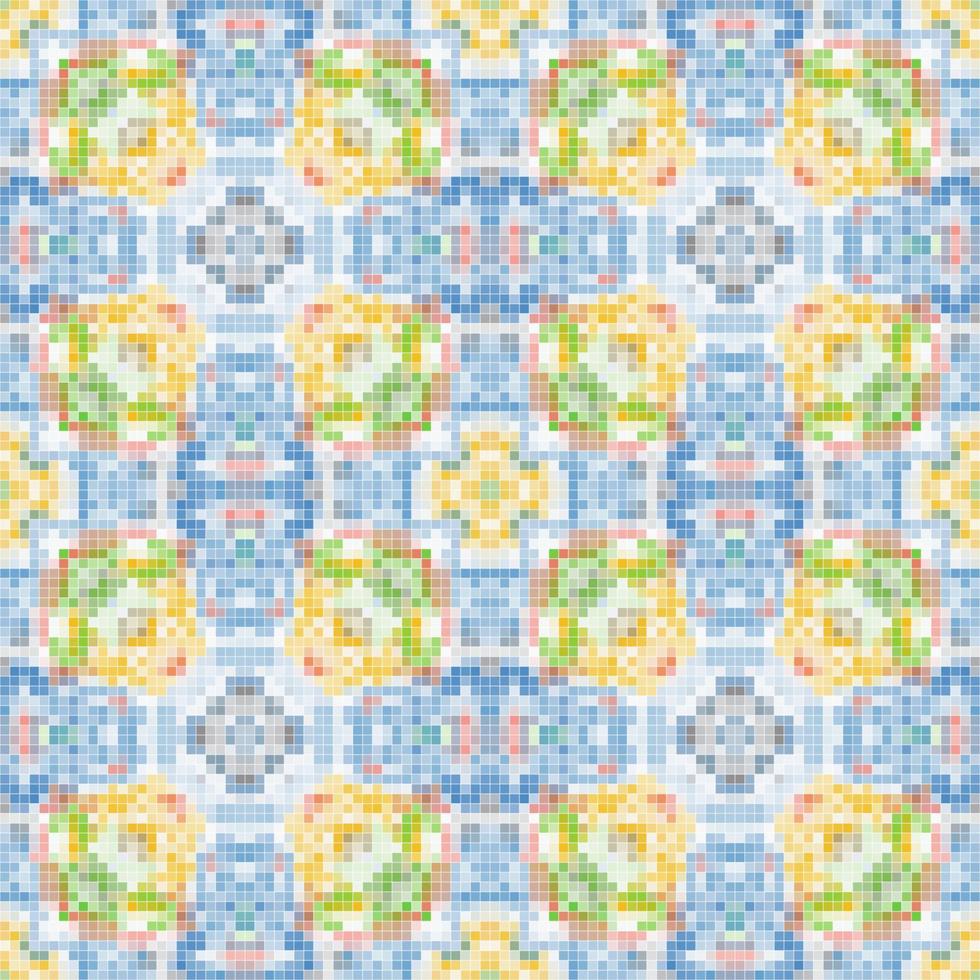nahtloses musterdesign des mediterranen mosaiks, wiederholtes textildesign, stoffdruck. vektor