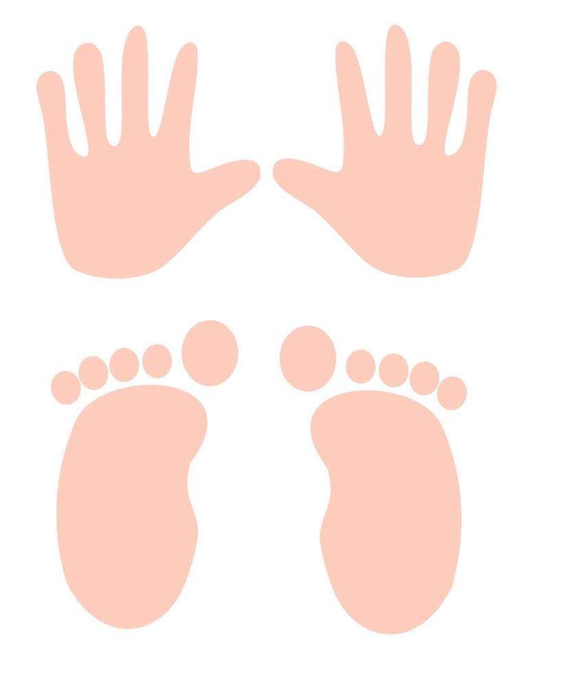 grafik av mänsklig hand och fot på vit bakgrund.handavtryck och fotavtryck.kropp feet.silhouette.sign, symbol, ikon eller logotyp isolerad.platt design.tecknad film vektor illustration.graphic piktogram.