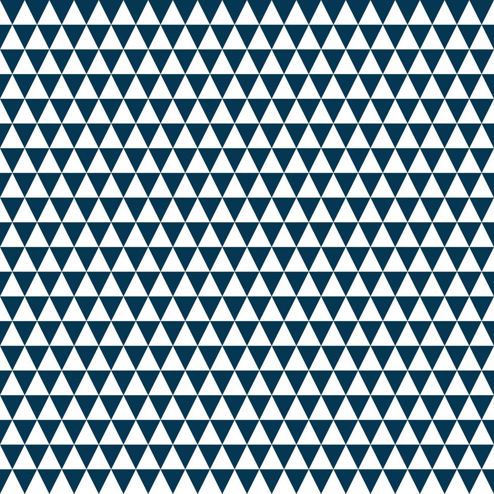 geometrisches Dreiecksmuster auf weißem Isolat. Hintergrundmuster vektor