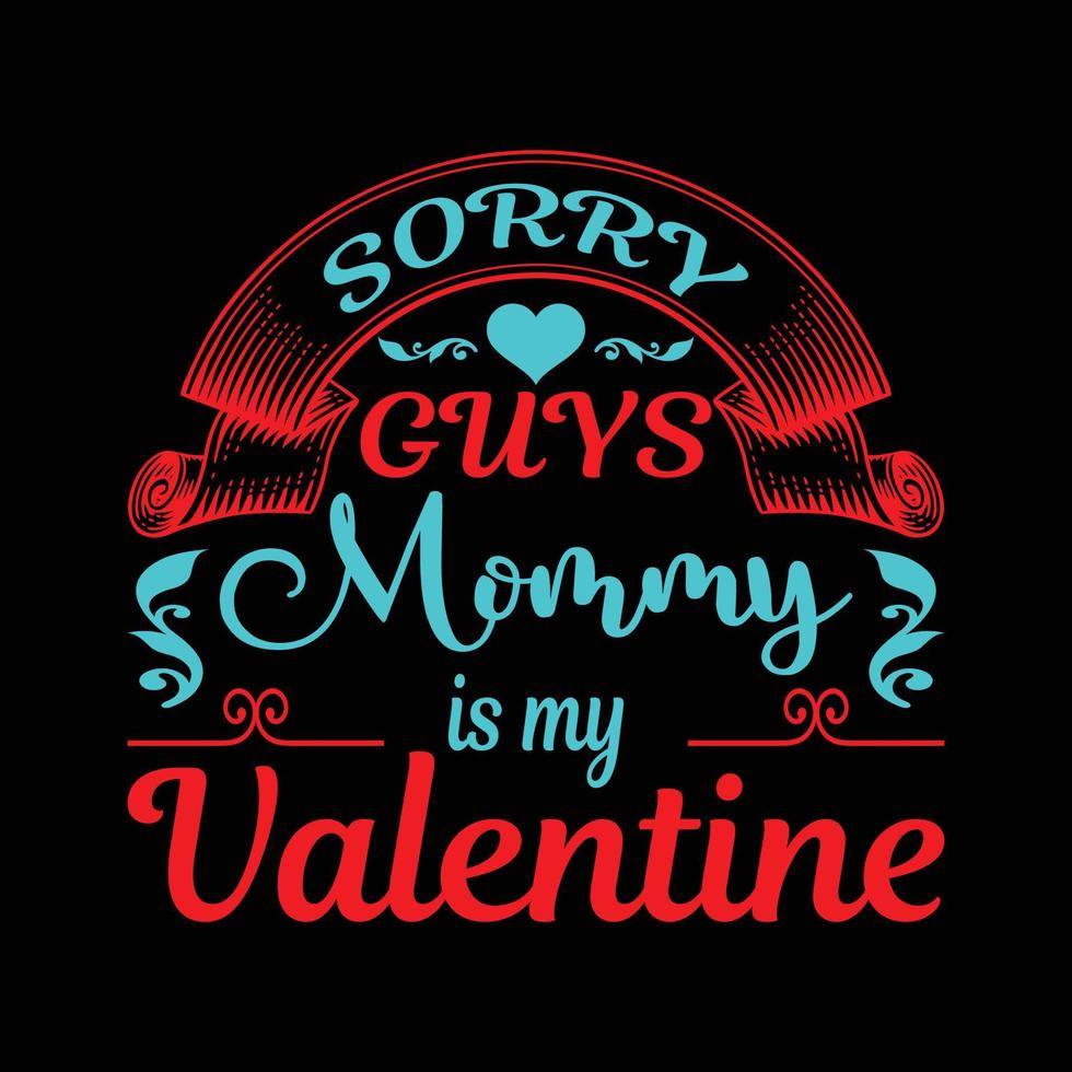 valentine t-shirt desing vektor