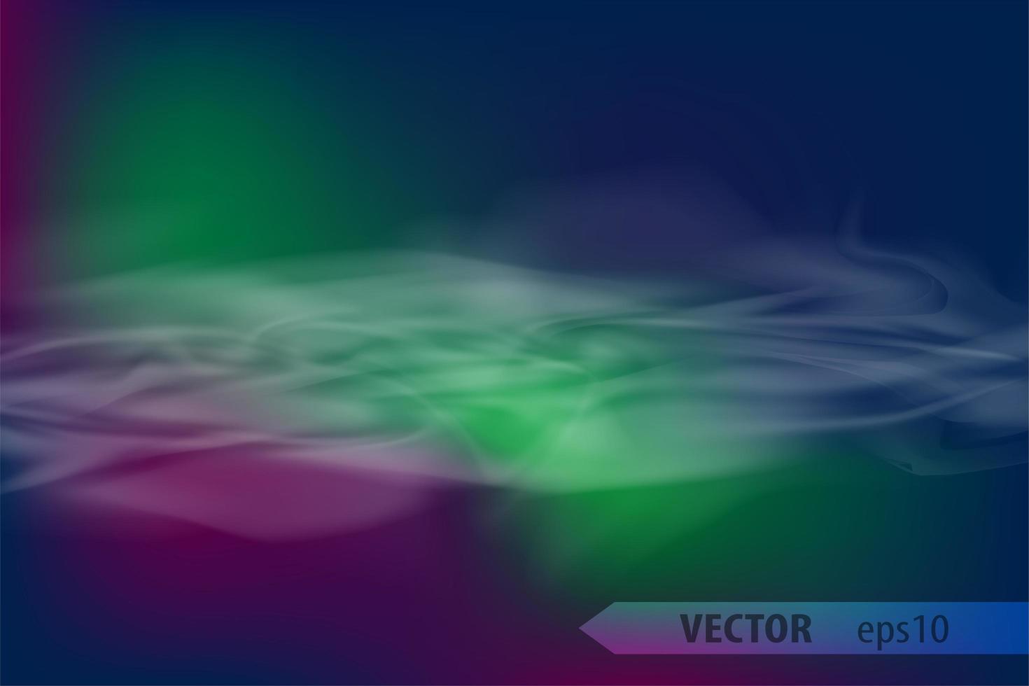 Aurora Borealis Nordpollichter vektor
